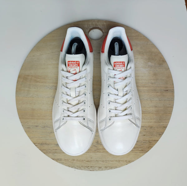 Adidas Stan Smith Core White/Off White/Preloved Red T.39 1/3