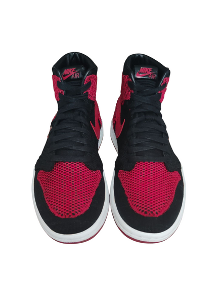 Nike Air Jordan 1 Retro High Flyknit Black/Varsity Red-White T.37.5