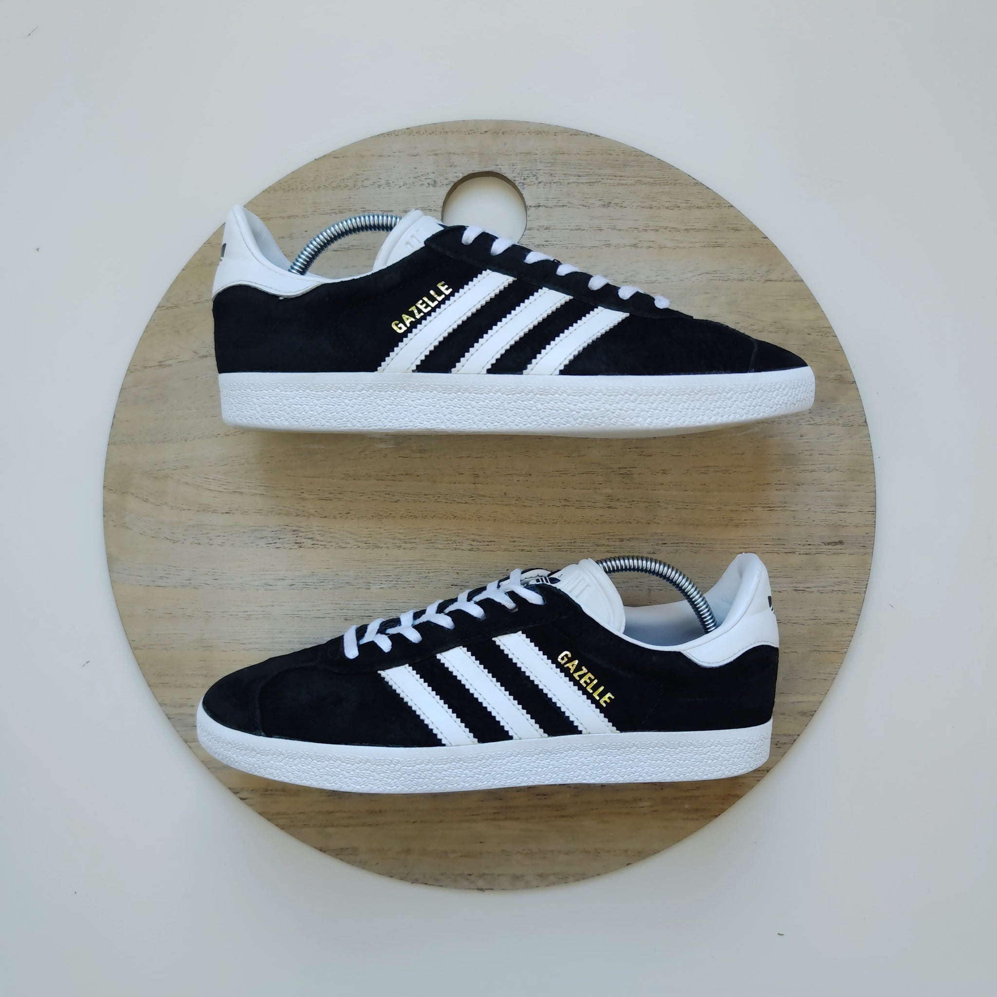 Adidas Gazelle Core Black/Gold Metallic T.39 1/3