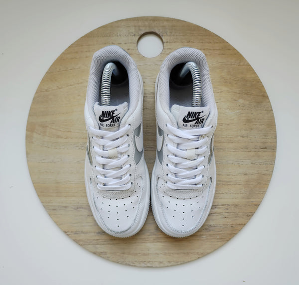 Nike Air Force One Low White/Metallic Silver T.36.5