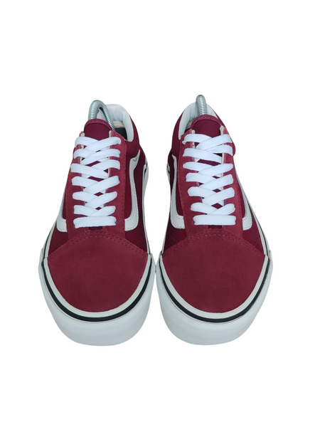 Vans Old Skool Platform Burgundy/White T.36