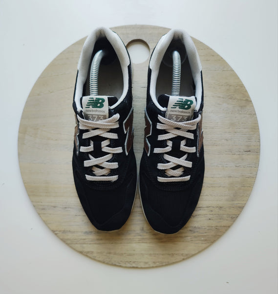 New Balance 373 Black Rich Oak Sea Salt T.41.5