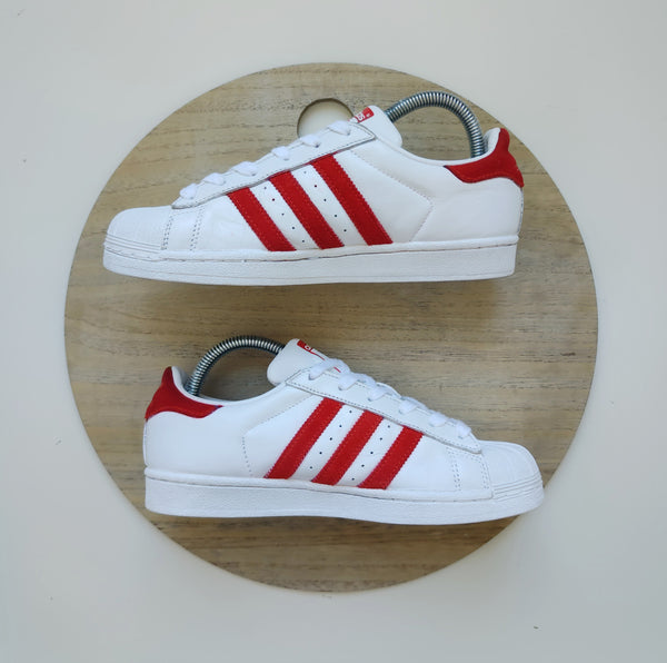 Adidas Superstar White/Active Red T.38