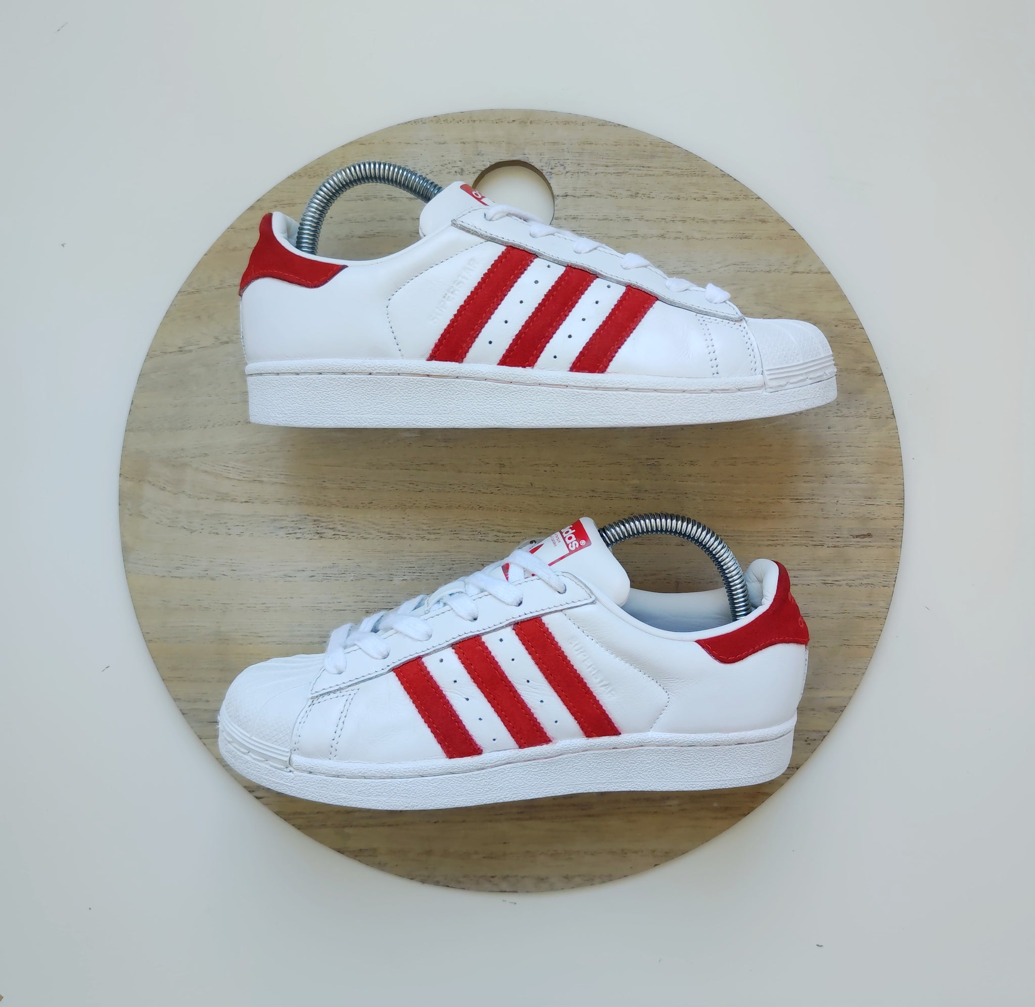Adidas Superstar White/Active Red T.38