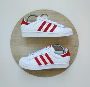 Adidas Superstar White/Active Red T.38