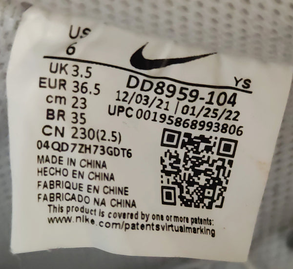 Nike Air Force One Low White/Metallic Silver T.36.5