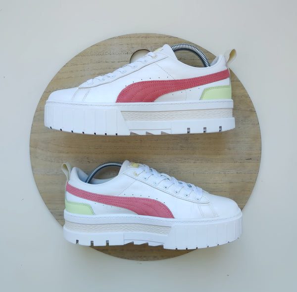 Puma Mayze White/Pistachio T.40