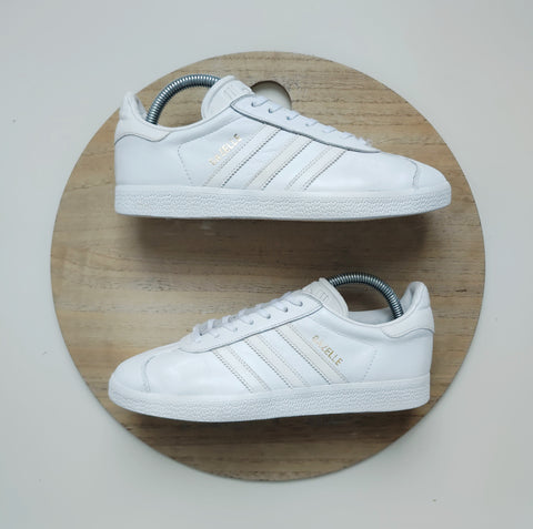 Adidas Gazelle Cloud White/Gold Metallic T.39 1/3