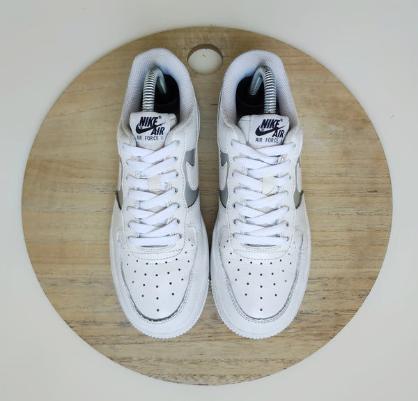 Nike Air Force One Low White/Metallic Silver T.36.5
