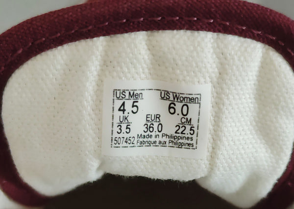 Vans Old Skool Platform Burgundy/White T.36