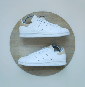 Adidas Stan Smith White/Beige/Gold Metallic T.38