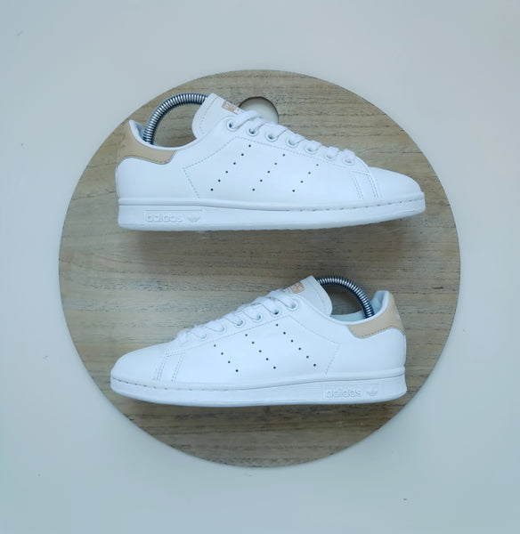 Adidas Stan Smith White/Beige/Gold Metallic T.38