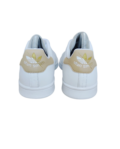 Adidas Stan Smith White/Beige/Gold Metallic T.38