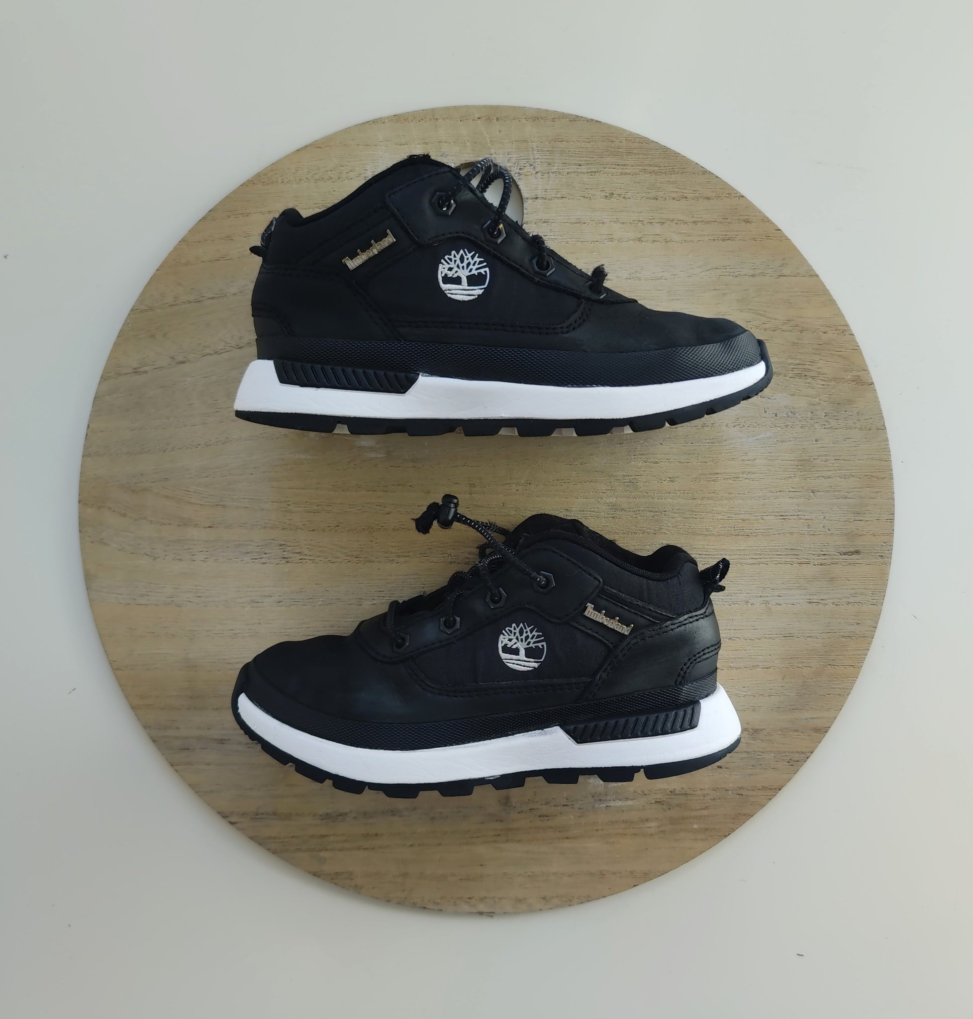 Chaussures Timberland Field Trekker Low Split Logo Black/White T.32